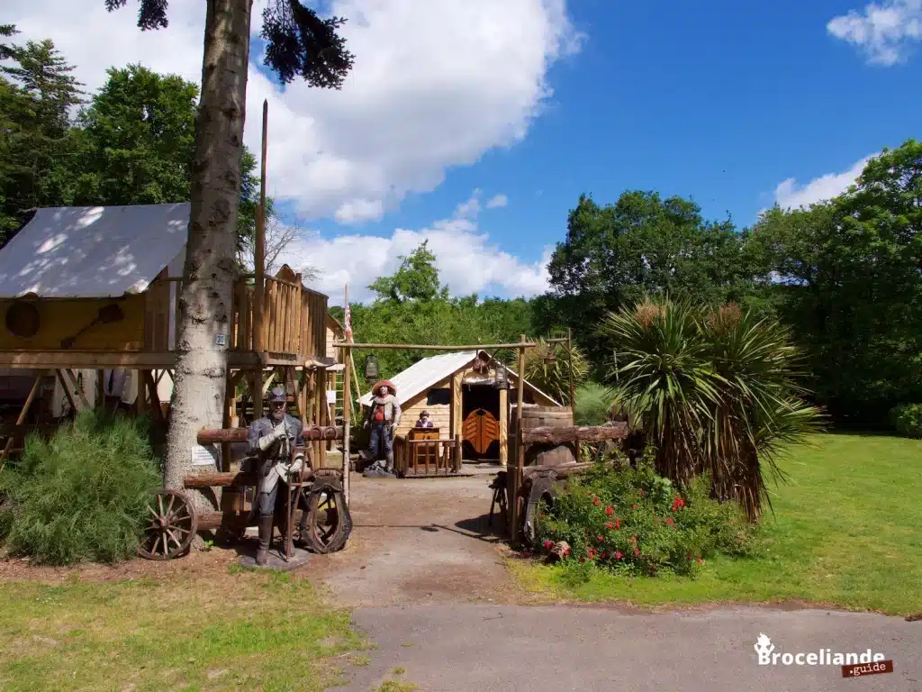Le campement western, une location de camping insolite en Bretagne